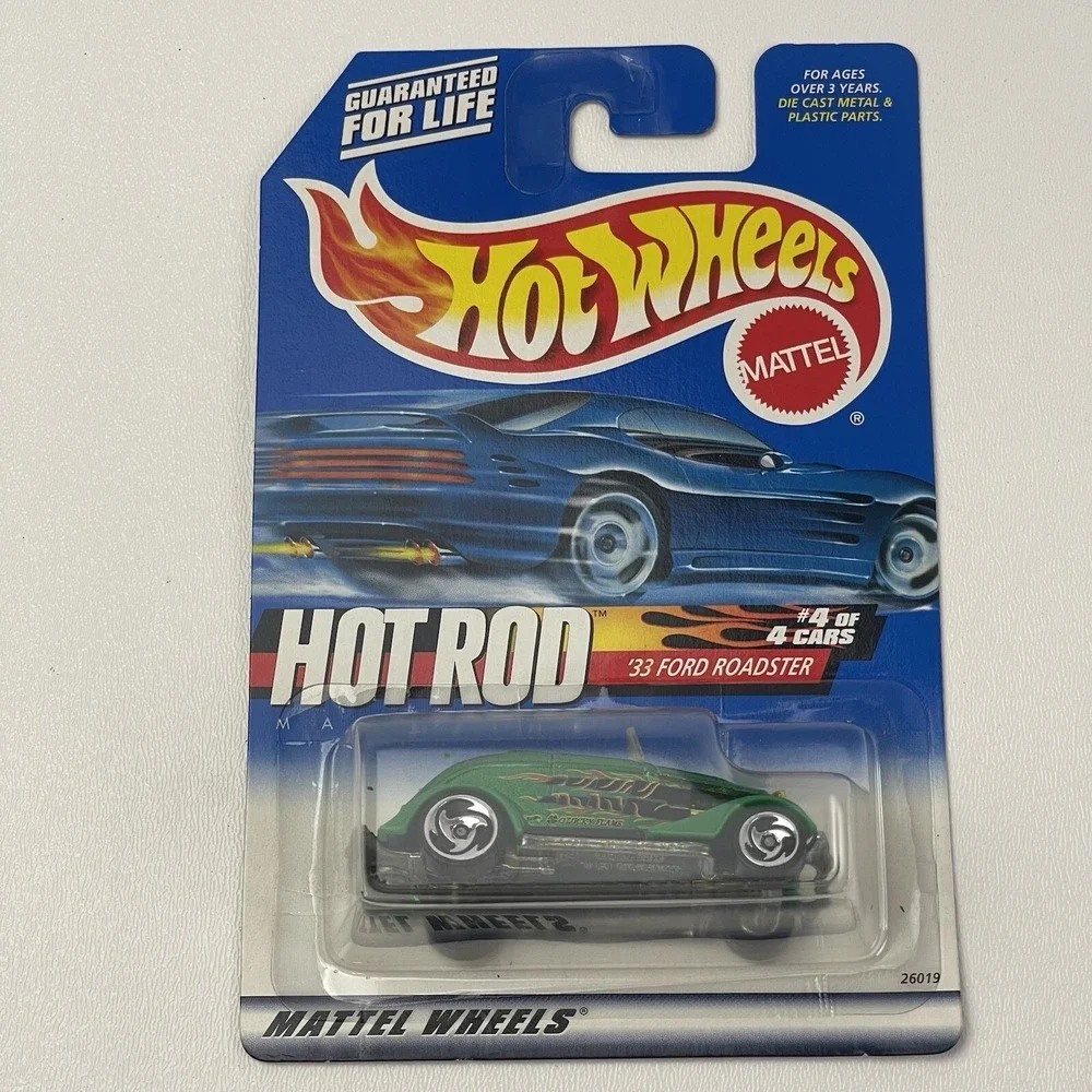 Hot Wheels 33 Ford Roadster Hot Rod Magazine 4 of 4 Green Mattel Wheels